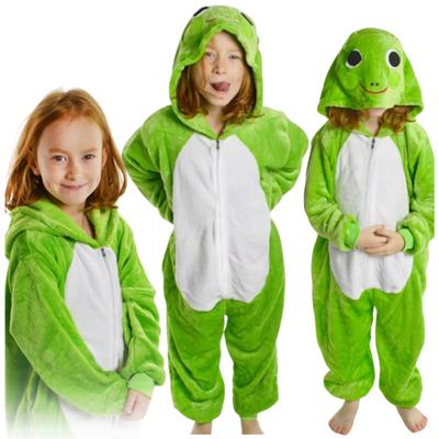 Dětské pyžamo žába overal kigurumi dětský kostým 122-128 Overal děti 001pcN žába - 122-128