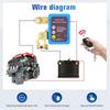 Battery Disconnect Power Switch 12V 240A Kill Switch With Display Shut Off Cut Off Control Switch With Remote For Car Boat
