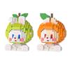 Cute Orange Cartoon Rabbit DIY Building Blocks Educational Toys For Kids New Year Gifts Good Luck Figurine Decoration