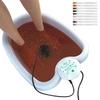 Detox Ionic Cleanse Vibrating Machine Basin Bath Arrays Health Care Equipment Electric Foot Spa Bath Massager Set
