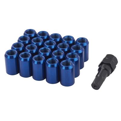 20 stuks 32 mm Lengte Auto Wielmoeren Zeskant 20 mm M12x1.25 , M12x1.5 Wielmoeren JDM Race-accessoires Aluminium Conische Zitvlak