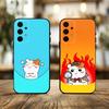 L-Lovely O-Oruchuban E-Ebichu Phone Case For Samsung Galaxy A73,A72,A71,A70,A53,A52,A51,Soft Silicone Black Cover