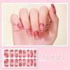 Nail Polish Sticker Self-Adhesive Nail Sticker Manicure Sticker Full Nail Wraps Waterproof Nail Strips with Nail File