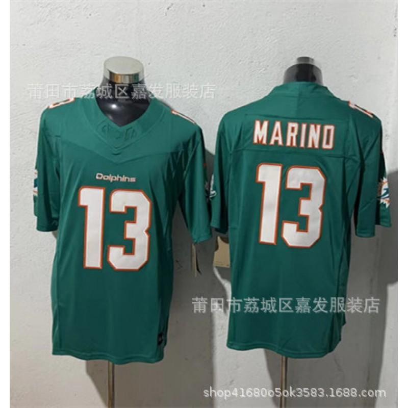 Miami Dolphins Retro NFL Football Jersey Jaylen Waddle 17 Legend 3rd Gen Cotton Mens Sports Fan Apparel