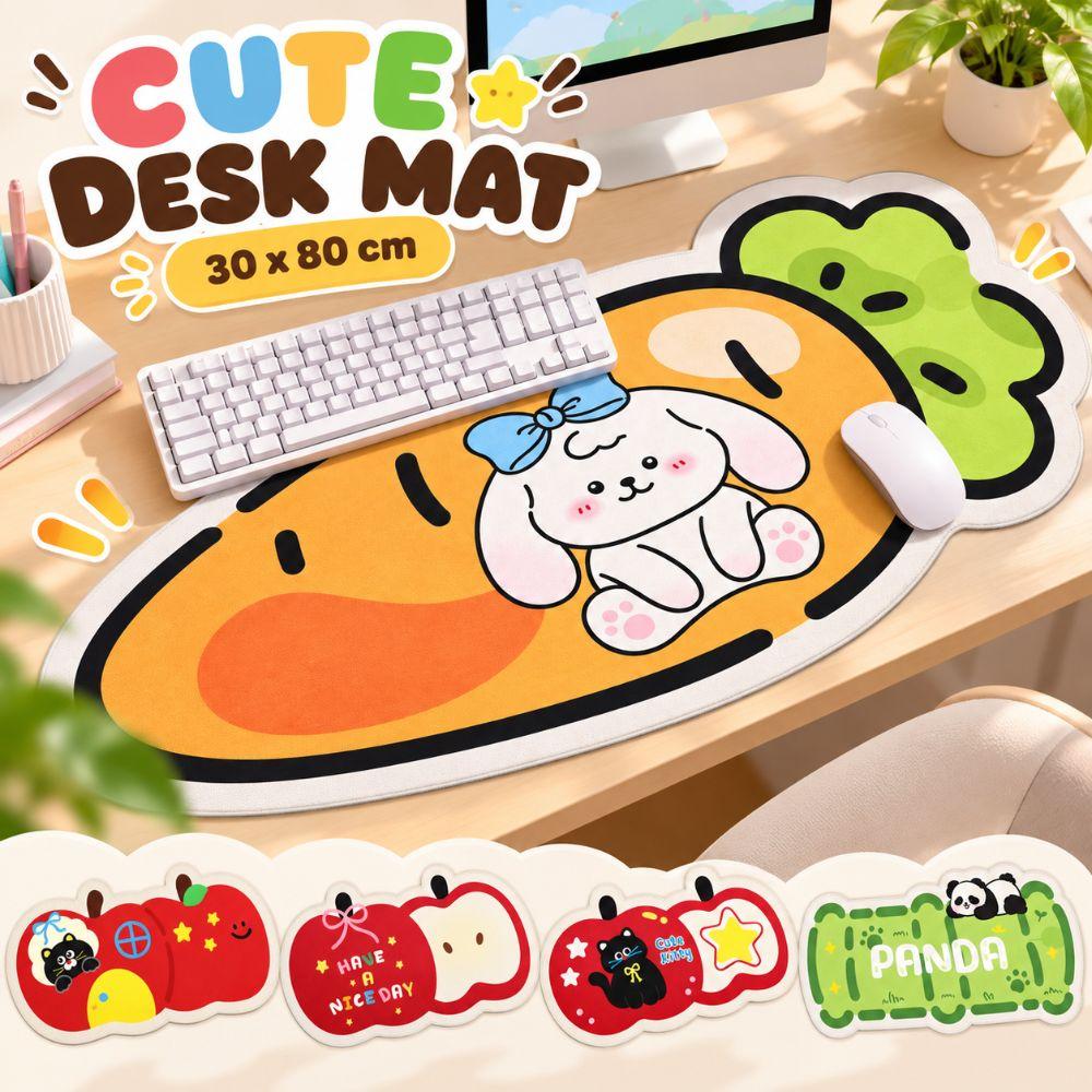 Cartoon Pattern Rubber Mouse Pad Large Size Computer Desk Protector New Keyboard Mice Mat Home