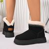 22 Autumn New Flip Muffin Thick-soled Snow Boots Warm Round Head Sleeve Cotton Shoes
