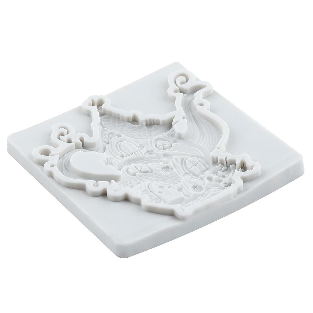 Fairy Garden House Silicone Mold Teapot House Fondant Molds Cake Decorating Tools Theme Cake Dessert Decorated Chocolate Candy Mold