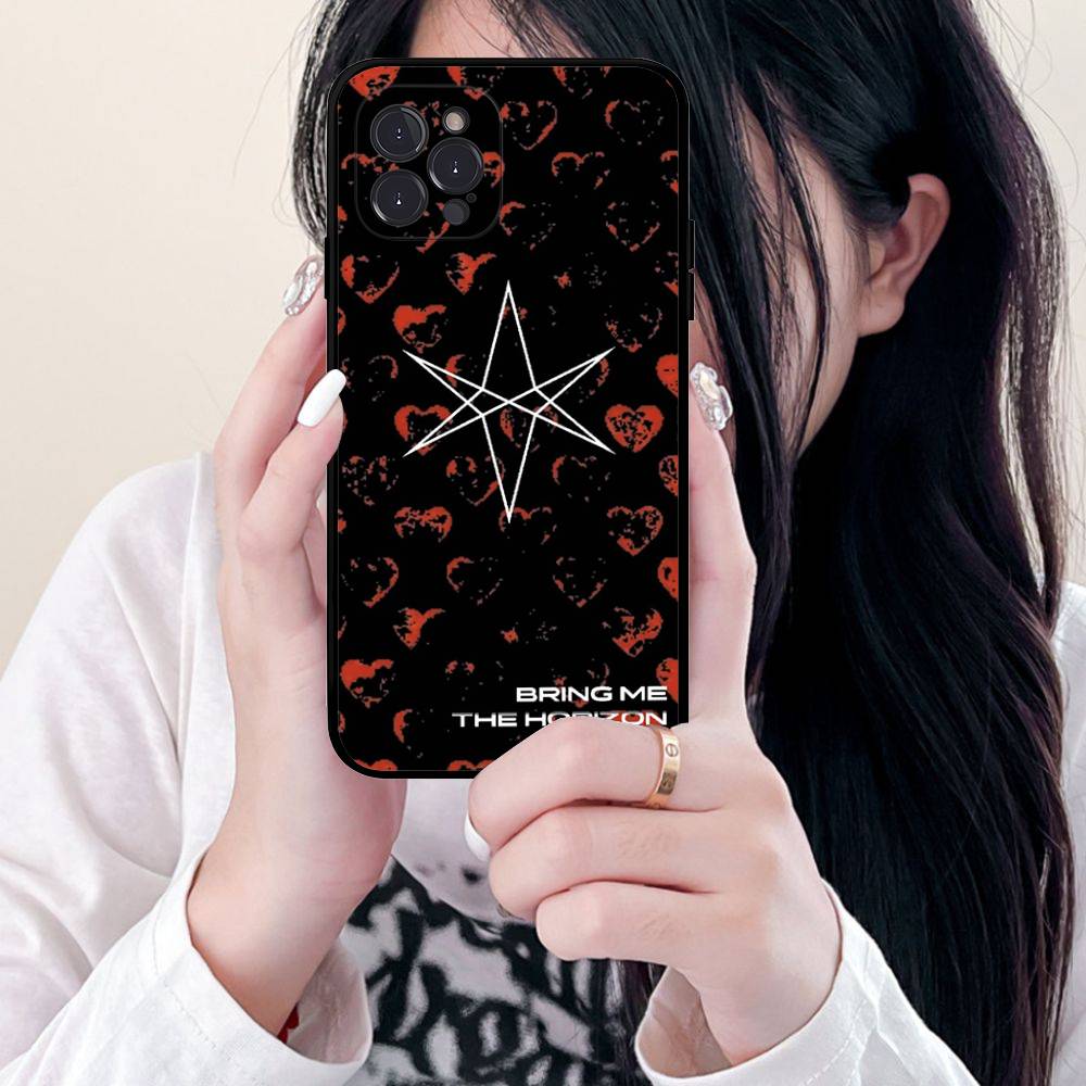 

B-Bring M-Me The H-Horizon Phone Case For Iphone 17 16 15 14 13 12 11 Pro Max Plus Black Shell Cover Case iPhone 17