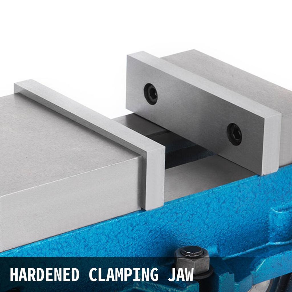 80MM Heavy Duty Milling Vise Bench Clamp Vise High Precision Clamping Vise 3 Inch Jaw Width with 360 Degree Swiveling Base CNC Vise