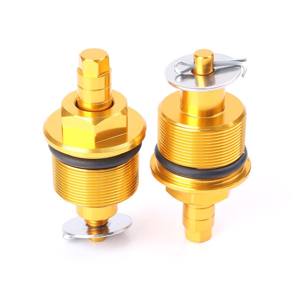 CNC Motorbike Front Shock Absorber Screw Cover Cap Preload Adjusters Fork Bolts For Honda CBF125 31MM Aluminum