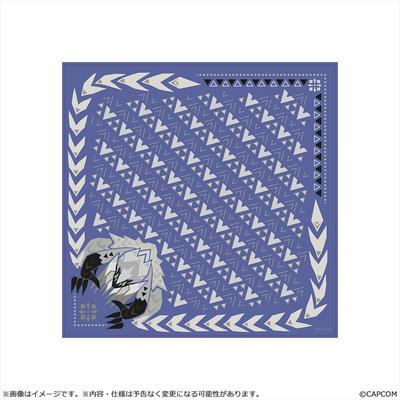 Capcom Monster Hunter Wilds H530 X Cotton Handkerchief, Archeveld, Approx. W530mm,