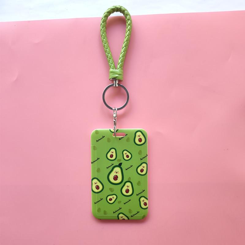 Cartoon Nette Bank Kreditkarte Halter Brieftasche Schutz Fall Männer Frauen Kinder Bus ID Karte Halter Tasche Identität Abzeichen Karte Abdeckung