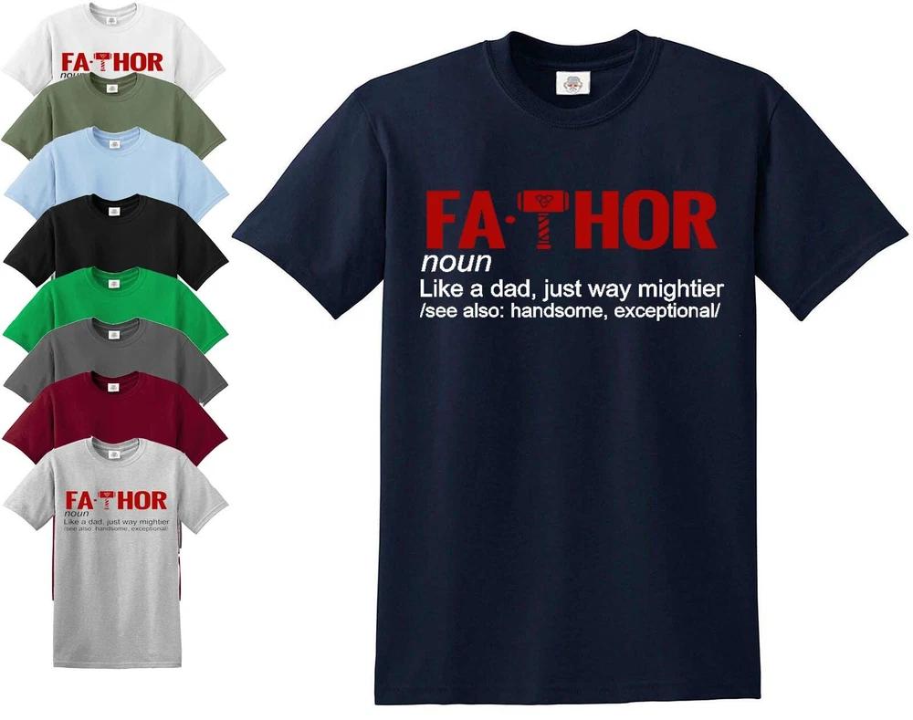 Fathor tshirt fathor like a dad just way mightier tshirt fathers day gift top 2XL