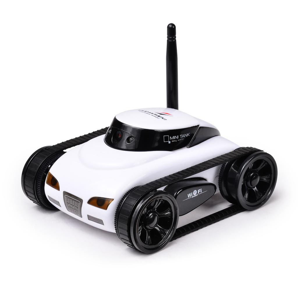 Wifi Mobile Phone Remote Control Four-channel Real-time Transmission Camera Small Tank Crawler Walking