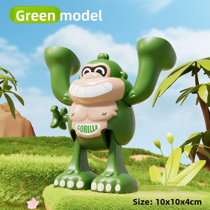 

Plastic Puzzle Toy With Chainlinked Gorilla For Kids Educational Play And Gift