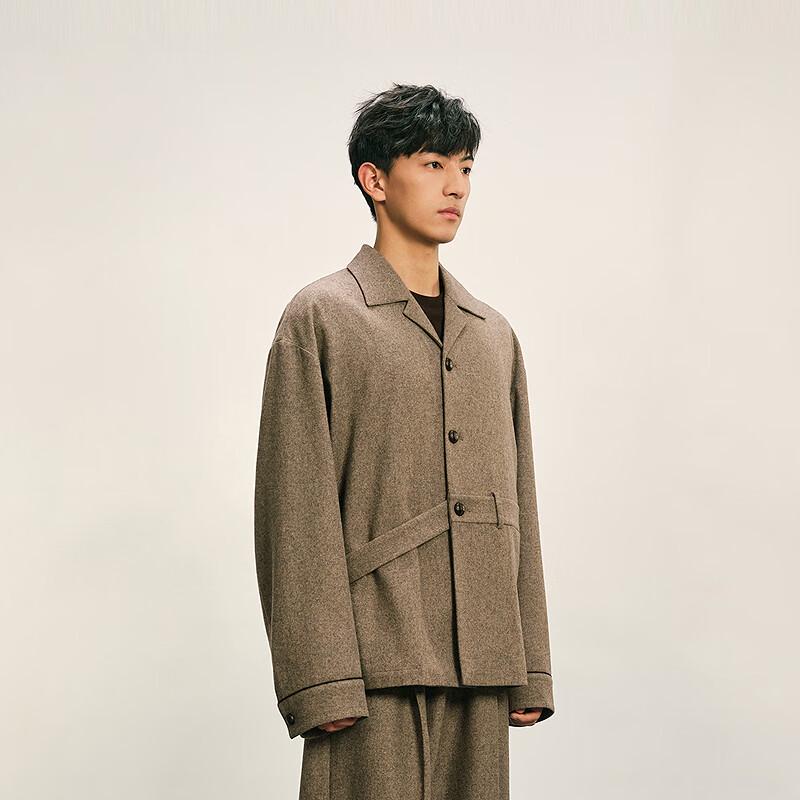 Men's 100% Wool Loose Fit Blazer