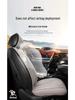 2025 All-Season Universal Breathable Leather Car Seat Cover Set - 5-Seat, Full Surround, Three-Piece