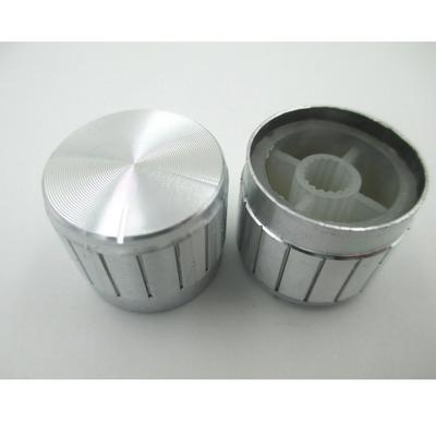 Schalterknopf Potentiometerkappe Aluminiumlegierung Sound Drehregler Lautstärkeregler Stehleuchtenknopf Weiß