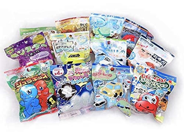 Bath Salts Bath Bomb Assortment for Includes Random Great Value for Bath Character Bath Toys "mdk" Set, 12-Piece Boys, Contents, Kids, Balls,