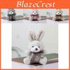 Adorable Small Bunny Plush Toy Cute Rabbit Doll Soft Purse Charm Gift