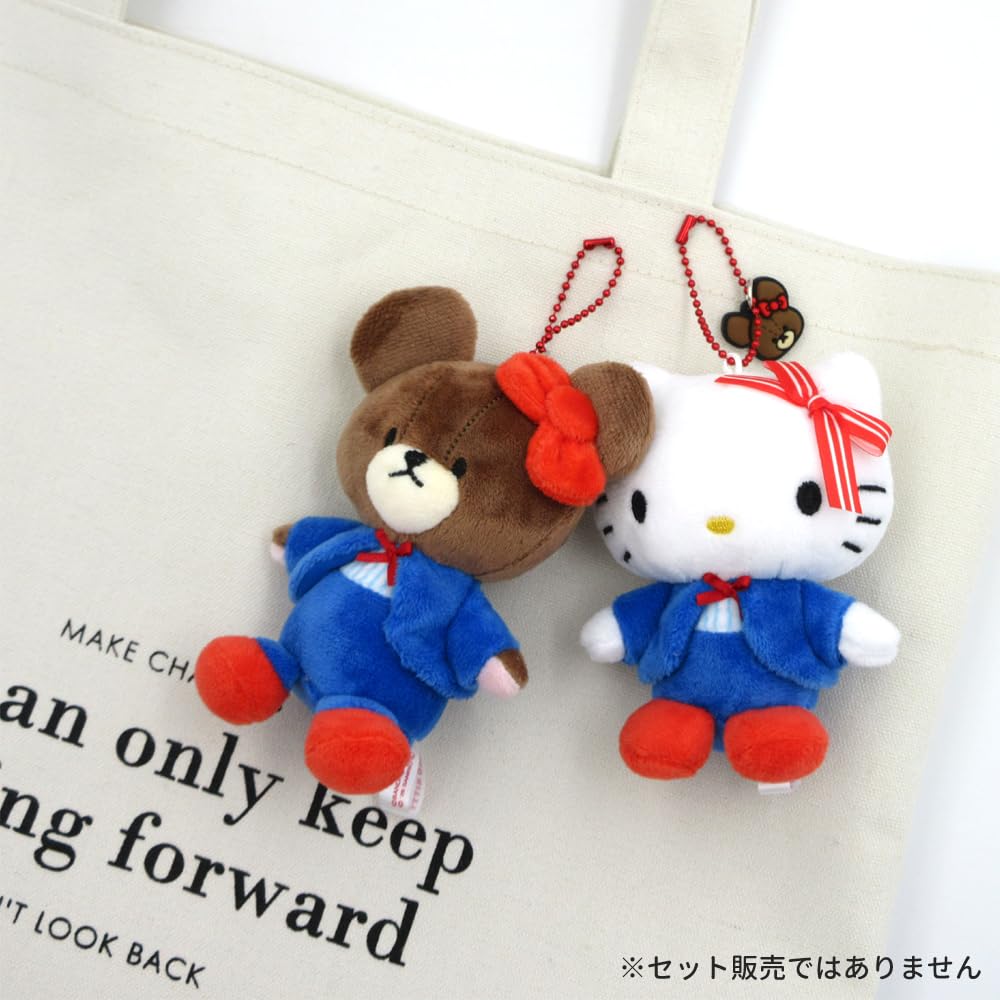 K Company The Bears' School X Hello Kitty Ball Chain Mascot Hello Kitty KGKT-BM-KT Approx. H11 X W8 X D6cm