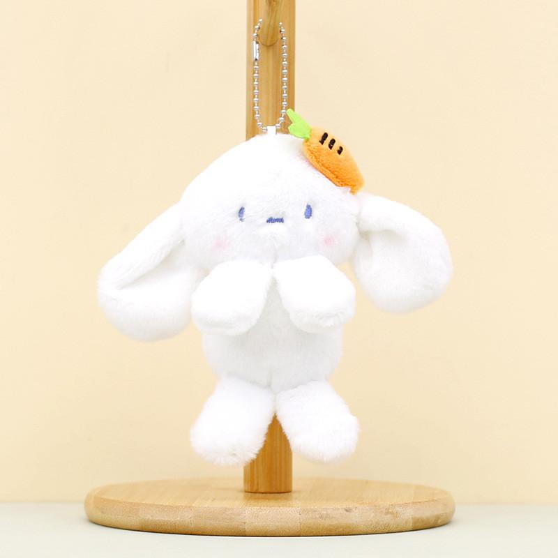 Entzückender Plüschhasen-Schlüsselanhänger Weiches Stofftier Niedlicher Hasen-Taschenanhänger In Mehreren Farben