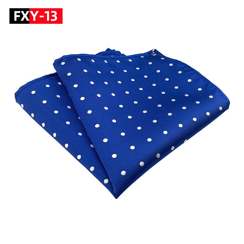 Men's Polka Dot Pocket Square Handkerchief - Stylish Suit Accessory