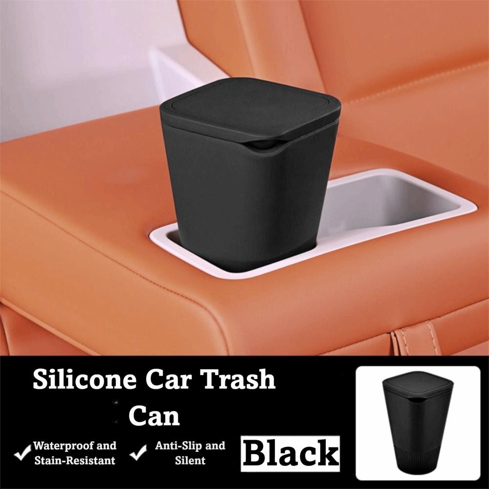 Sealed Design Car Trash Can Odor-Proof Garbage Cup Universal Car Trash Bin  Vehicle Storage