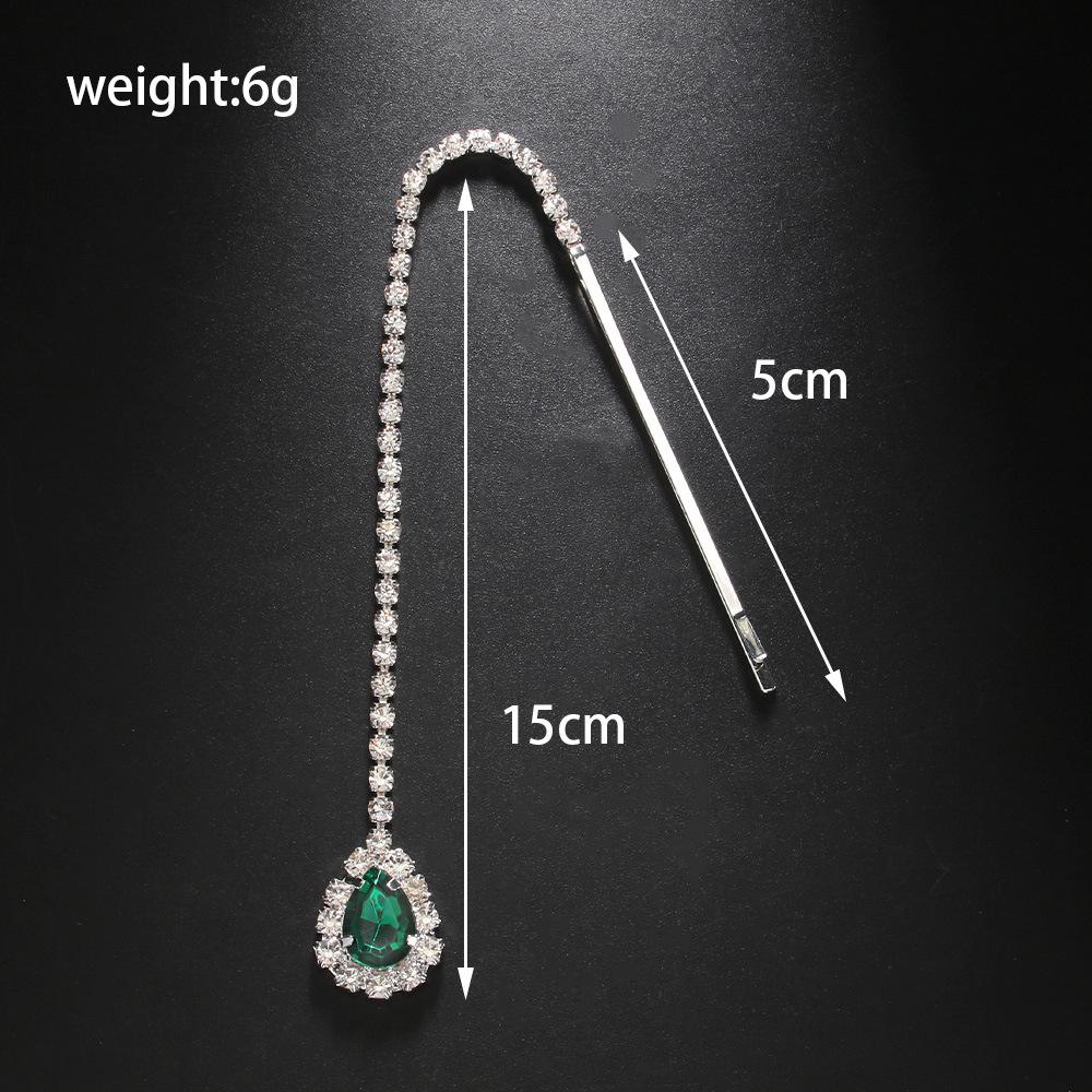 Ethnic Feng Shui Drip Forehead Chain Forer Towing Bride Jewelry Women 'S Emiers Forehead Food Pendant Headwear