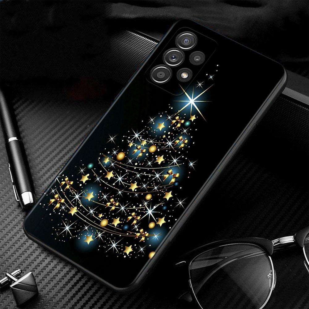 Phone Case For Samsung A52s A73 A72 A53 A33 A32 A22 A13 A02s A21s A12 A31 A91 A51 A71 A41 A23 A11 Merry Christmas Tree Deer