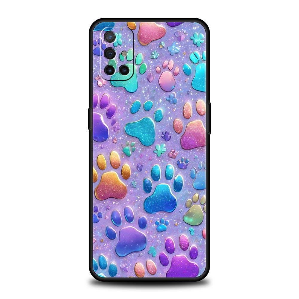 

Dog Paw Phone Case For OnePlus 13 12 11 10 9 8 7T Pro 13R 12R 10R 9RT 8T Nord N200 N30 2T CE 2 3 5G Lite Soft Cover OnePlus 9 Pro