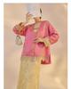 Elegant Chinese National Style Women's Spring Embroidered Top and Skirt Set