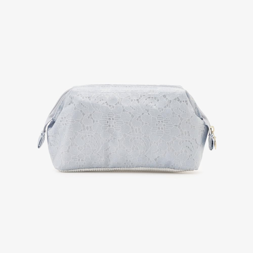 Tea AfternoonTea LIVING Pouch JF24 Lace Wire Pouch Blue [Afternoon Living]
