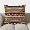 Colorful Geometric Pattern Double-sided Printed pillow cover Short plush Suitable living rooms bedrooms sofa throw cushion cover