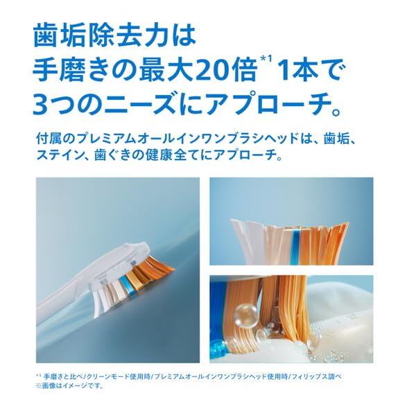 PHILIPS White Sonicare DiamondClean 9000 Toothbrush [Electric (Vibrating)] HX9911/70
