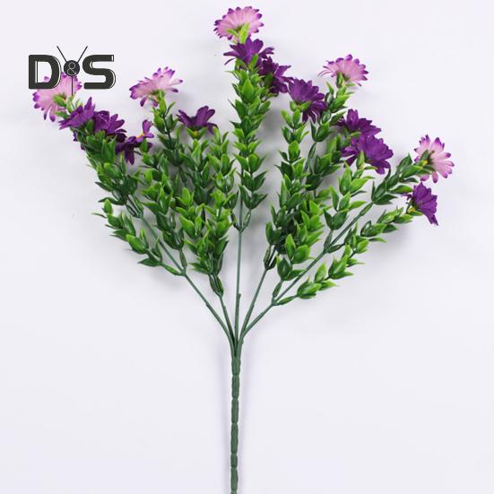 Outdoor Artificial Daisies Flowers Fake Flowers for Indoor UV Resistant Waterproof Realistic Faux Flower Bouquets Outside Hanging Plants Garden Porch