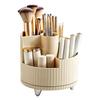Organizer container rotating box for brushes cosmetics office elegant