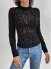 Halter Dress Sexy Single Layer Bra Stand-up Collar Mesh Bottomed Tee Tops for Women T Versatile Closet Essential Fashion Items Shirt