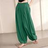 Women's Loose Fit Harem Pants Summer Casual Yoga Trousers Lightweight Breathable Wide Leg Beach Pants with Elastic Waistband