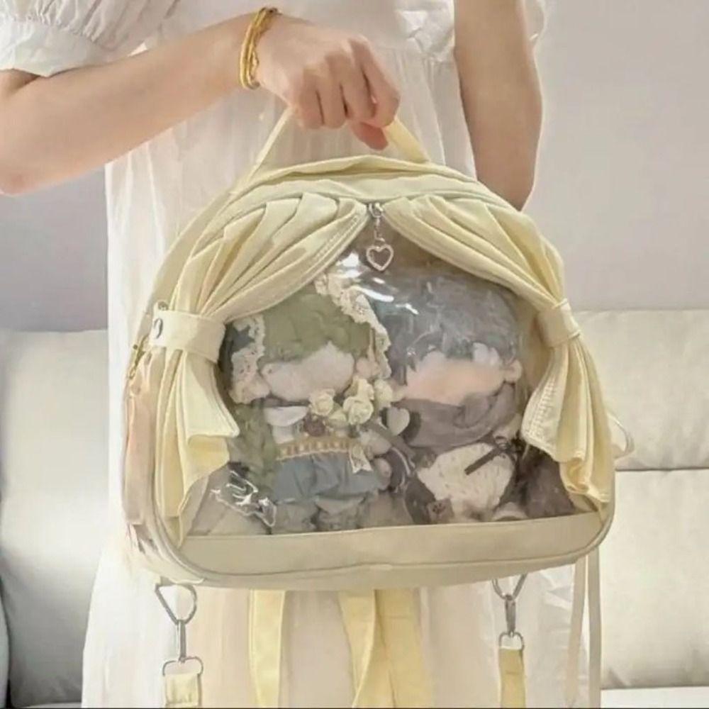 

Large Capacity Cotton Doll Itabag Nylon Badge Display Bag Lolita