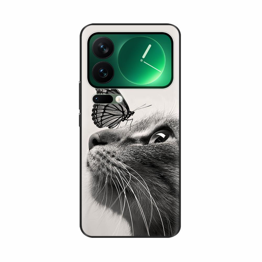 Case For Xiaomi 17 Pro Max 17 Pro Soft Black Silicone Painted Protective Phone Back Cover For Xiaomi 17 Mi17 Pro Shell Bumper