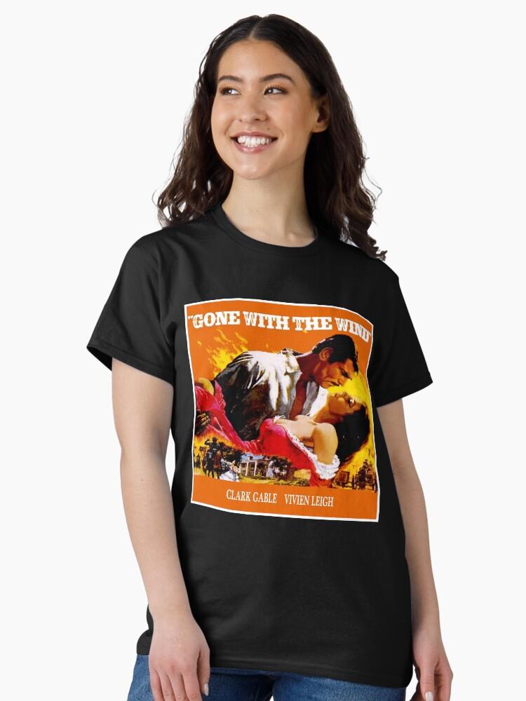 Gone with the Wind GONE WITH THE WIND : Vintage Civil War Movie Advertising Print Classic T-Shirt