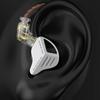 LINSOUL KZ ZVX 1DD In-Ear Earphones with 10mm Dynamic Drivers, Re-cableable, 3.5mm Plug and 0.75mm 2-Pin Connector, Deep Bass, Ergonomic Design,