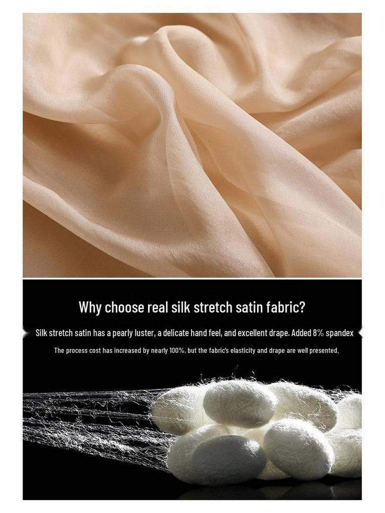 Women's Heavyweight Mulberry Silk Slip Dress - 2025 Summer High-End Beachwear