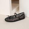 Scarpe basse da donna, Scarpe da ballo in rete, Scarpe Mary Jane, Slip-on, Casual, Traspiranti, Scarpe da ballerina, Scarpe da donna estive, Punta rotonda chiusa, Scarpe Mary Jane, Scarpe eleganti