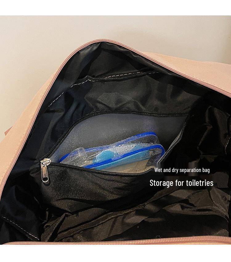 Large Capacity Lightweight Travel Bag with Wet/Dry Separation for Short Trips and Sports