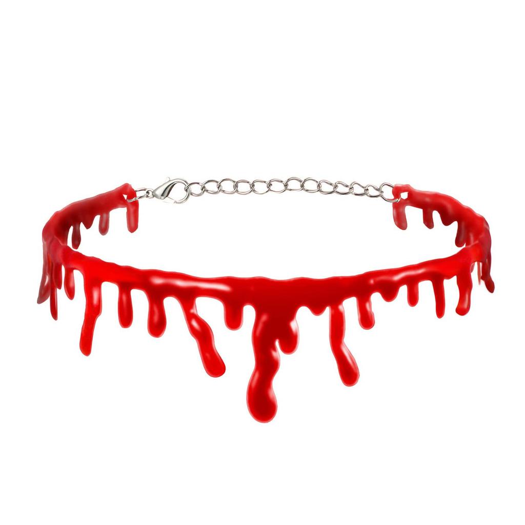 Blood Fashionable Handmade Drip Necklace Perfect For Unisex Celebrations Halloween