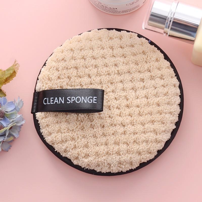 Reusable Beauty Cleansing Puff - Wet & Dry Makeup Remover and Face Wash Puff