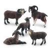Authentic Black Sheep And Lamb Model Toys For Kids Fun Farm Animal Exploration