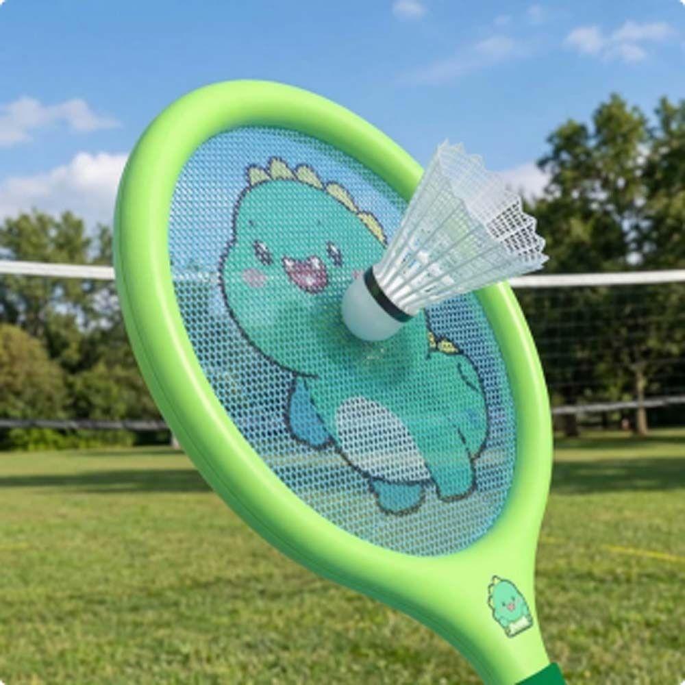 Portable Badminton Tennis Set Anti-slip Badminton Children’s Toys Plastic Rackets with Ball Kids